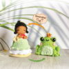 Receita Tiana e Sapo Reversivel Amigurumi