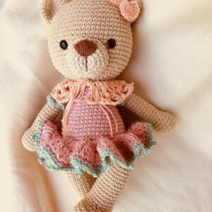 Receita Ursa Bailarina amigurumi