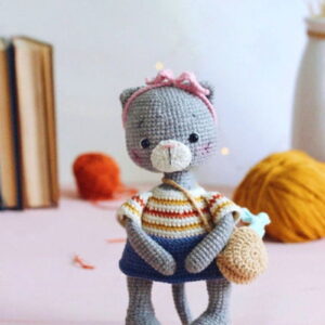Receita Gata Amigurumi
