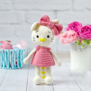 Receita Ursinha Amigurumi