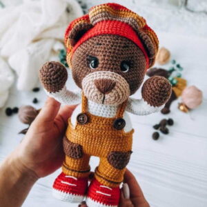 Receita Ursinha Amigurumi