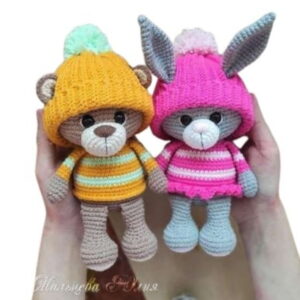 Receita ursinhos Amigurumi