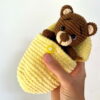 Receita Urso na Bolsa Amigurumi