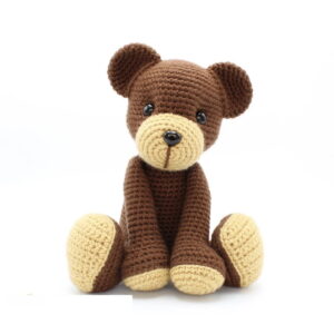 Receita Urso Sentado Amigurumi