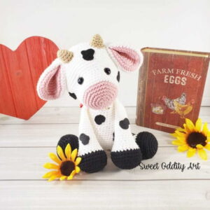 Receita Vaca amigurumi