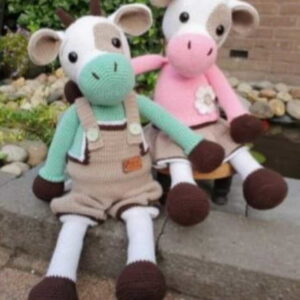 Receita Vacas amigurumi