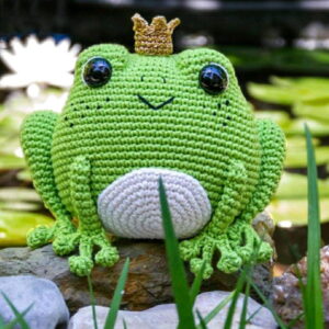 Receita Sapo Amigurumi