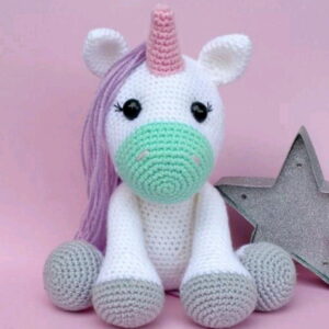 Receita Unicornio amigurumi