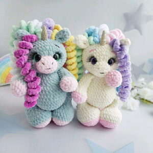 Receita Unicornio amigurumi