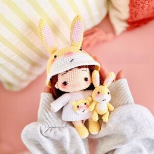 Receita Boneca Coelho Amigurumi