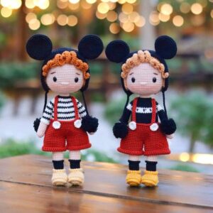 Receita Boneco Mickey Amigurumi