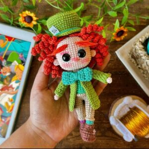 Receita Chapeleiro Amigurumi