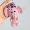 Receita Chaveiro Elefante Amigurumi