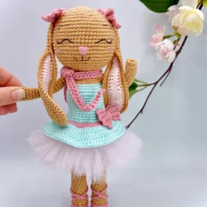 Receita Coelha Bailarina Amigurumi