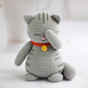 Receita Gato Lucky Amigurumi