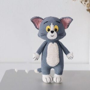 Receita Gato Tom Amigurumi