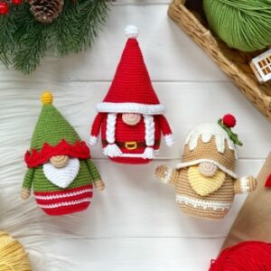 Receita Gnomos Amigurumi