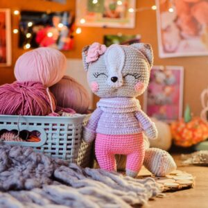 Receita Guaxinim Amigurumi