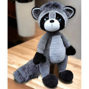 Receita Guaxinim Amigurumi