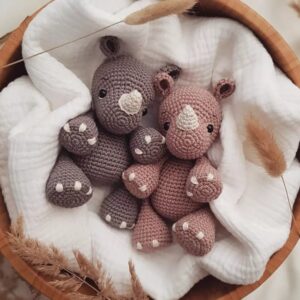 Receita Hipopotamo Amigurumi