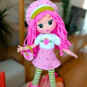 Receita Moranguinho Amigurumi