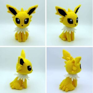 Receita Pokemon Jolteon Amigurumi