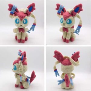 Receita Pokemon Sylveon Amigurumi