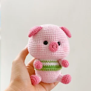 Receita Porco Amigurumi