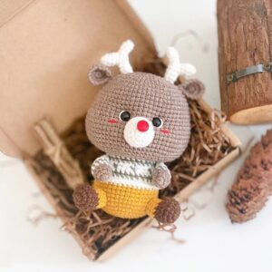 Receita Rena Amigurumi