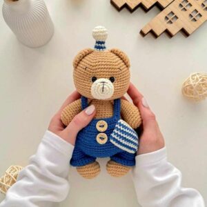 Receita Urso Marinheiro Amigurumi