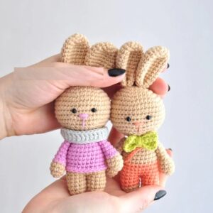 Receita Coelhos Amigurumi