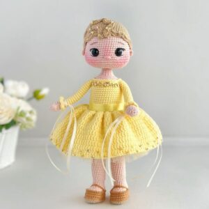 Receita Bailarina Amigurumi