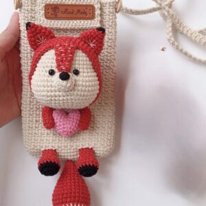 Receita Bolsinha de Celular Amigurumi