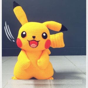 Receita Pikachu Amigurumi