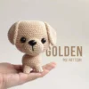 Receita Cachorro Golden Amigurumi
