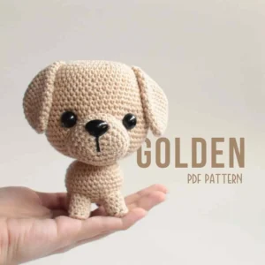 Receita Cachorro Golden Amigurumi