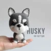Receita Cachorro Husky Amigurumi