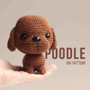 Receita Cachorro Poodle Amigurumi