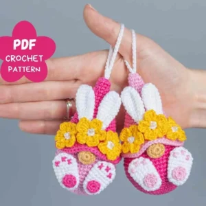 Receita Coelhinho Enfeite Amigurumi