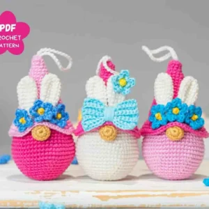 Receita Gnomo Coelho Ovo Amigurumi