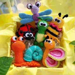 Receita Insetos Animais Amigurumi