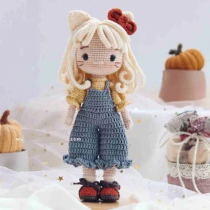 Receita Boneca Gatinha Amigurumi