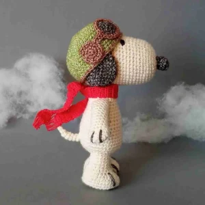 Receita Snoopy Amigurumi
