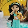 Receita Princesa Jasmine Amigurumi