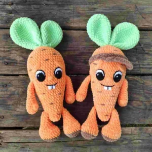 Receita Cenoura Amigurumi