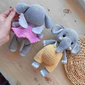 Receita Elefante Amigurumi