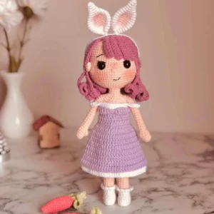 Receita Boneca Coelha Amigurumi