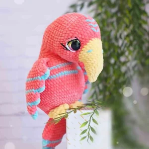 Receita Papagaio Amigurumi