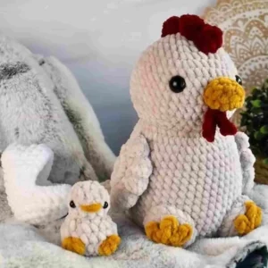 Receita Galinha e Pintinhos Amigurumi