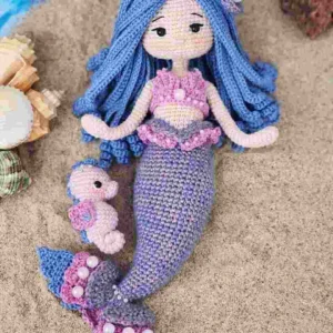 Receita Sereia Amigurumi